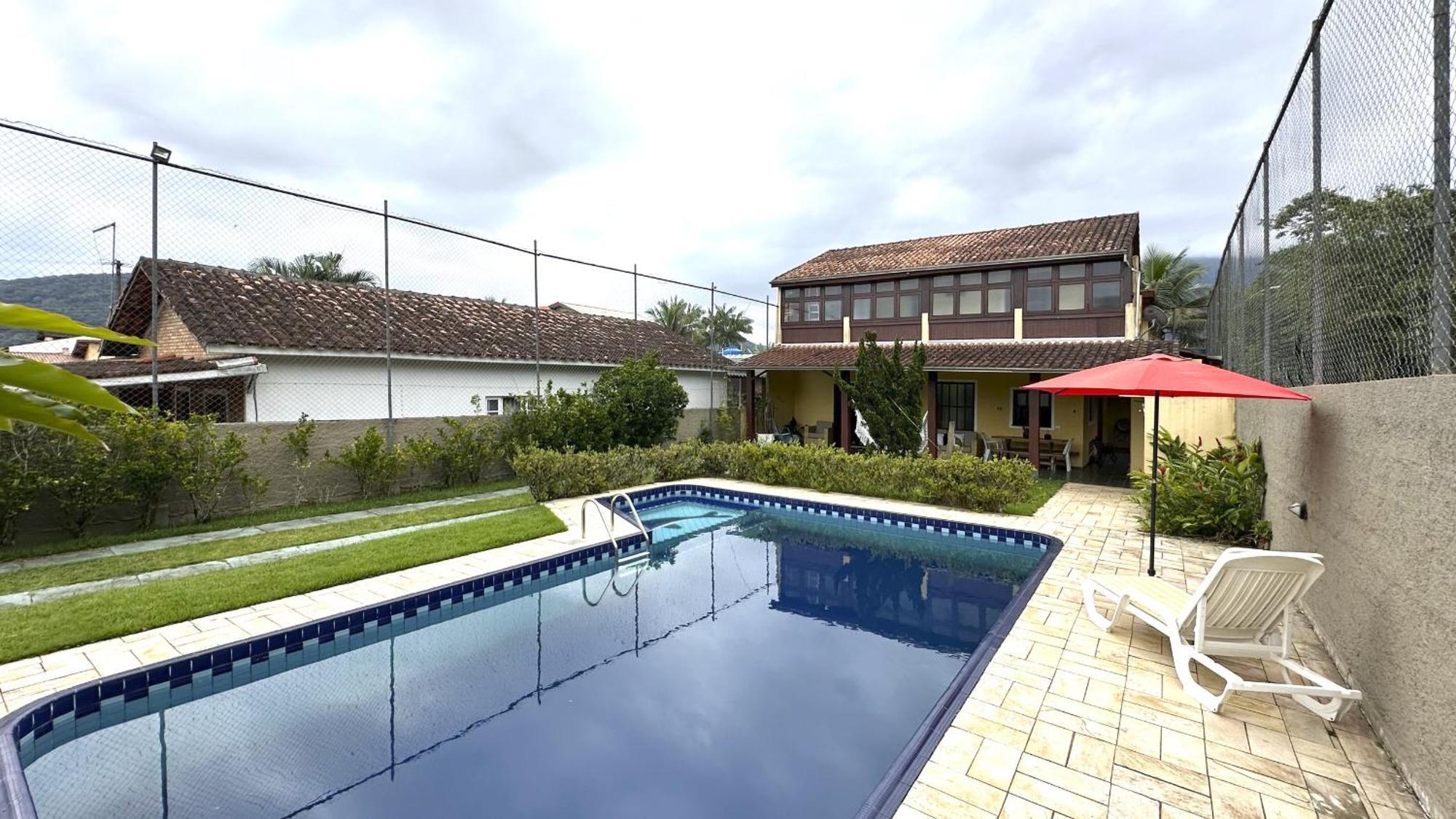 Casa C Piscina A 700M Da Praia De Caraguatatuba Sp エクステリア 写真