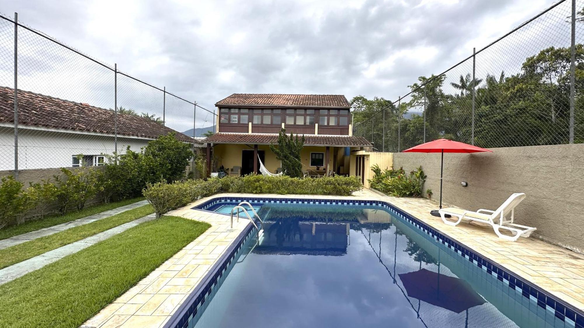 Casa C Piscina A 700M Da Praia De Caraguatatuba Sp エクステリア 写真